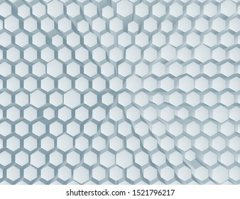 A hexagon honeycomb abstract geometric background texture design