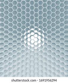 A hexagon honeycomb abstract geometric background texture design