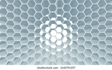 A hexagon honeycomb abstract geometric background texture design