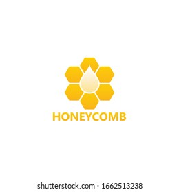 Hexagon Honeycomb Logo Template Design