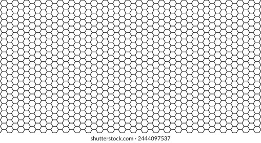 Fondo de patrón de nido de abeja hexagonal. Ilustración vectorial, EPS10