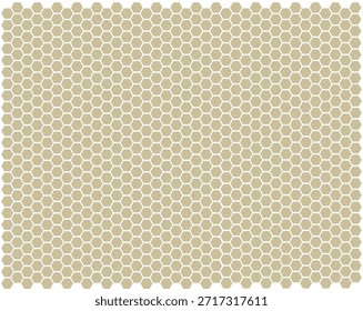 Fondo de patrón sin fisuras de panal hexagonal en Colores neutros cálidos.