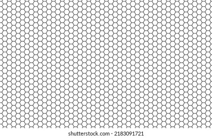 Hexagon Honeycomb Seamless Pattern Honeycomb Grid Stock Vector (Royalty ...