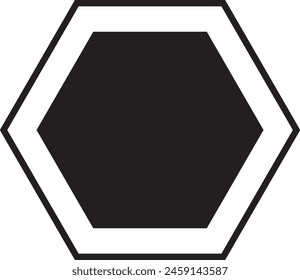 Sechseck-Icon, Sechseck-Icon-Design.