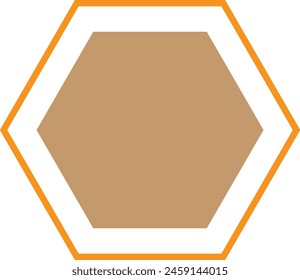 Hexagon icon, hexagon icon design.