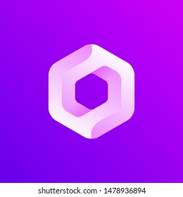 hexagon icon logo ready to use