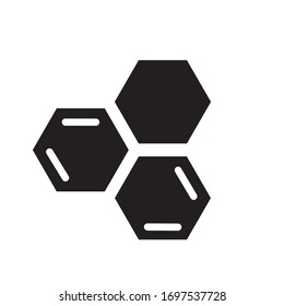 hexagon icon vector illustration template