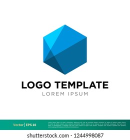 Hexagon Icon Vector Logo Template Illustration Design. Vector EPS 10.