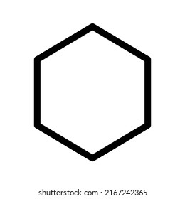 Hexagon Icon Vector Symbol Design Illustration
