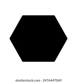 Hexagon Icon Vector Symbol Design Illustration