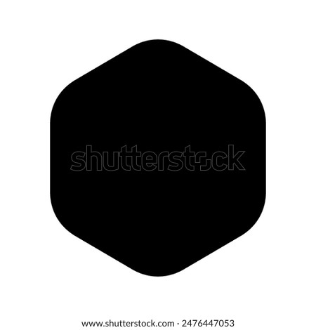 Hexagon Icon Vector Symbol Design Illustration