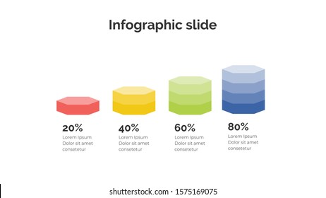 Hexagon infographic design template with option or process for business presentation