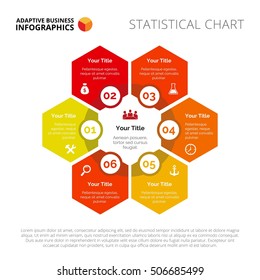 Hexagon Infographic Diagram Template
