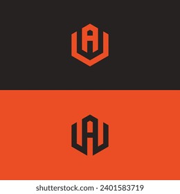 Hexagon Initial letters vector illustration monogram logo Template
