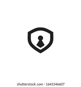 Hexagon Key Illustration Vector Template