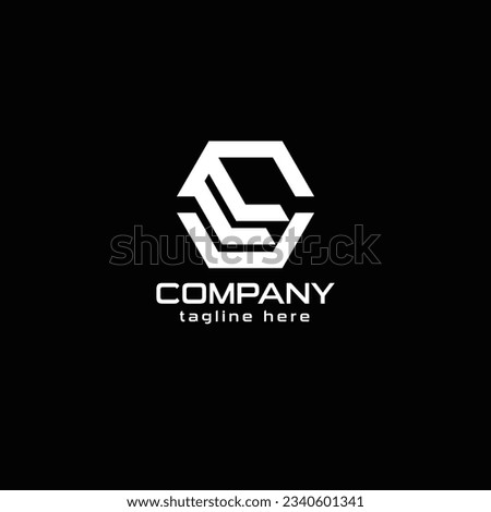 Hexagon L logo.
Initial letters looping linked hexagon monogram logo A B C D E F G H I J K L M N O P Q R S T U V W X Y Z