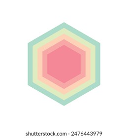 Hexagon layers logo or icon. modern flat hexagon logo. logos for businesses, companies, teams and others.