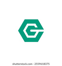 Hexagon Letter G Logo design vector template