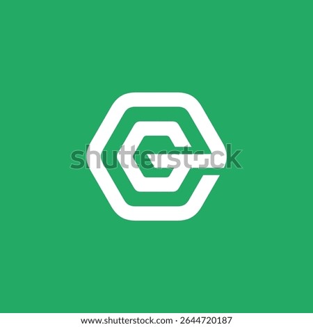 Hexagon Letter G Logo design vector template