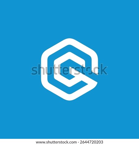 Hexagon Letter G Logo design vector template