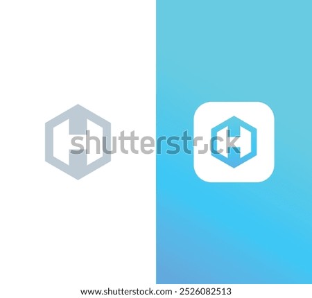 Hexagon Letter H Logo Design