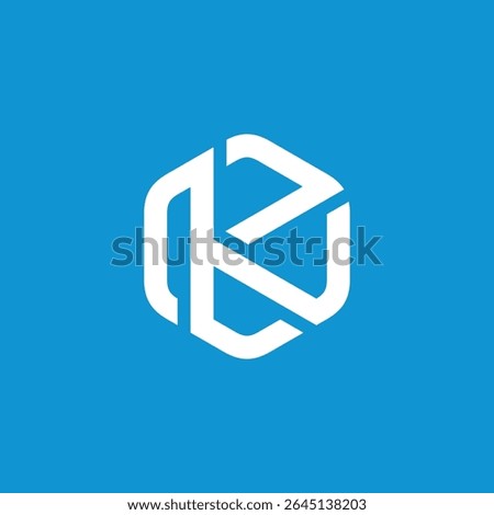 Hexagon Letter K Logo design vector template