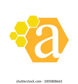 Hexagon Letter A Logo