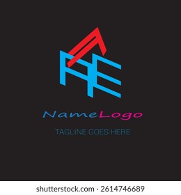 Hexagon letter logo design vector illustration.