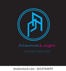 Hexagon letter logo design vector illustration.