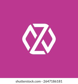 Hexagon Letter X Logo design vector template