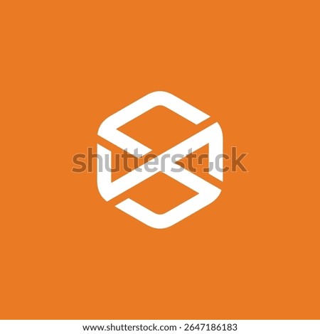 Hexagon Letter X Logo design vector template