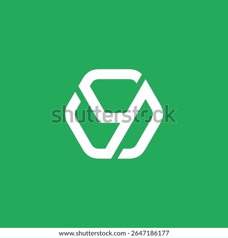 Hexagon Letter Y Logo design vector template