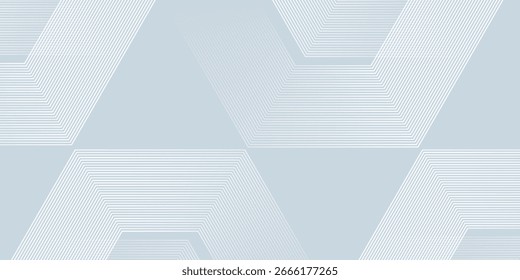 Líneas hexagonales sobre fondo gris. Líneas geométricas ilustración arte simple moderno agradable elegante