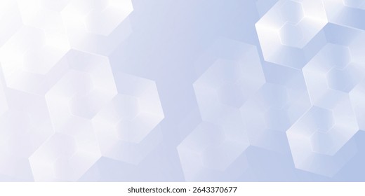Hexagon lines on light mesh blue an pink background. Geometric stripe line art design for poster, brochure, cover, website, header, abstract modern design art