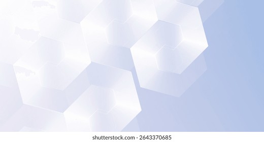 Hexagon lines on light mesh blue an pink background. Geometric stripe line art design for poster, brochure, cover, website, header, abstract modern design