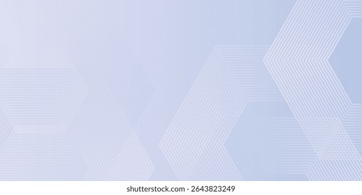 Líneas hexagonales sobre fondo azul y rosa de malla clara. Diseño geométrico del arte de la línea de la raya para el cartel, folleto, cubierta, Sitio web, cabecera, Vector moderno abstracto del arte del diseño eps10