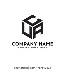 hexagon Logo concept template.letter vector