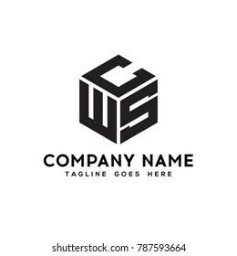 hexagon Logo concept template.letter vector