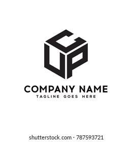 hexagon Logo concept template.letter vector