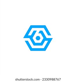 hexagon logo financen echnology power