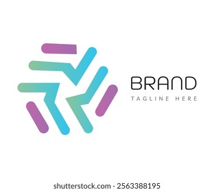 Hexagon logo icon design template elements. Usable for Branding and Business Logos.
