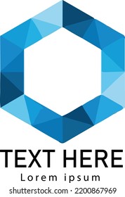 Hexagon-Logo-Symbol mit eps10
