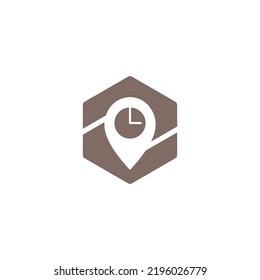 hexagon logo icon shaped initial G technology illustration