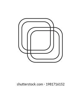 Logo de Hexagon aislado en fondo blanco
