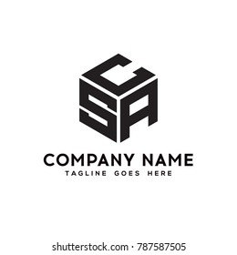 Hexagon Logo Letter Concept. vector template