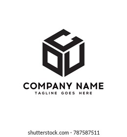 Hexagon Logo Letter Concept. vector template