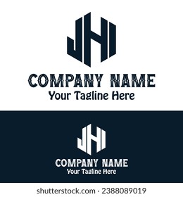 Creative Design-Elemente des Hexagon-Logos und des Letter-Symbols, Zeichensatz des Hexagon-Logos