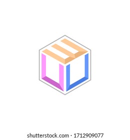 Logo de Hexagon con las letras WUU