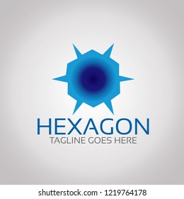 Hexagon Logo Template