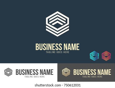 Hexagon Logo Template Design Vector 